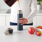 HÄLSA Steel vacuum flask, blue, 0.5 l - Image 2