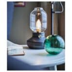 TÄRNABY Table lamp, dimmable anthracite, 25 cm - Image 5
