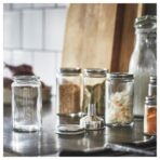 CITRONHAJ Spice jar, clear glass/stainless steel, 35 cl - Image 6