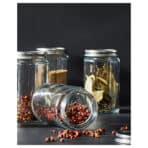 CITRONHAJ Spice jar, clear glass/stainless steel, 35 cl - Image 7