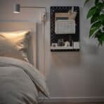 SKÅDIS Pegboard, black, 36x56 cm - Image 3