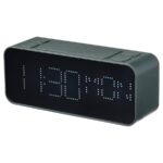 BONDTOLVAN Alarm clock, digital/green, 20x8 cm