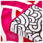 SÖTRÖNN Paper napkin, patterned white/black pink, 33x33 cm - Image 2