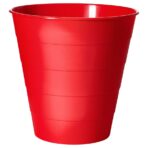 FNISS Waste bin, red, 10 l