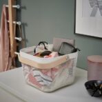 RISATORP Basket, white, 25x26x18 cm - Image 2