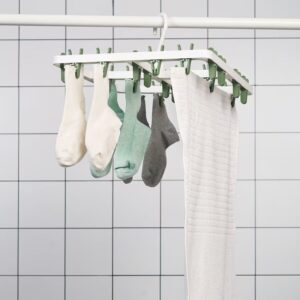 SLIBB Hang dryer 24 clothes pegs, green - Image 3