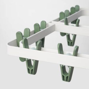 SLIBB Hang dryer 24 clothes pegs, green - Image 5