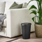 HÖLASS Bin with lid, black, 8 l - Image 2