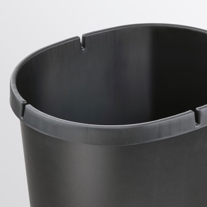 HÖLASS Bin with lid, black, 8 l - Image 7