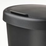 HÖLASS Bin with lid, black, 8 l - Image 8