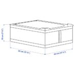 SKUBB Storage case, white, 44x55x19 cm - Image 8