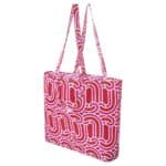 SÖTRÖNN Shopping bag, pink/red, 45x36 cm
