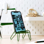 KRUBBET Holder for mobile phone, dark green - Image 2
