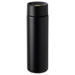 UNDERSÖKA Insulated travel mug, black, 0.4 l
