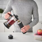 UNDERSÖKA Insulated travel mug, black, 0.4 l - Image 3
