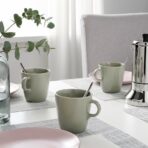 FÄRGKLAR Mug, matt green, 37 cl - Image 3