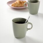 FÄRGKLAR Mug, matt green, 37 cl - Image 4