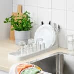 STÄMLING Dish drainer, off-white, 48 cm - Image 4