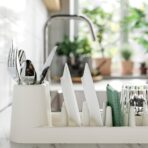 STÄMLING Dish drainer, off-white, 48 cm - Image 5