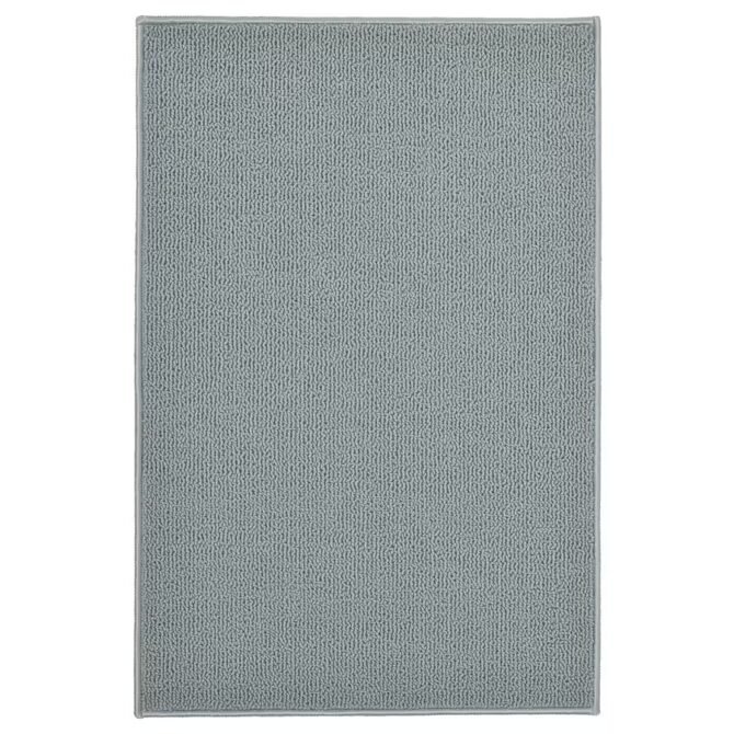 FINTSEN Bath mat, grey, 40x60 cm