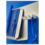 HAVREKROSS Wall organiser w hooks, light grey-beige, 23x13 cm - Image 4