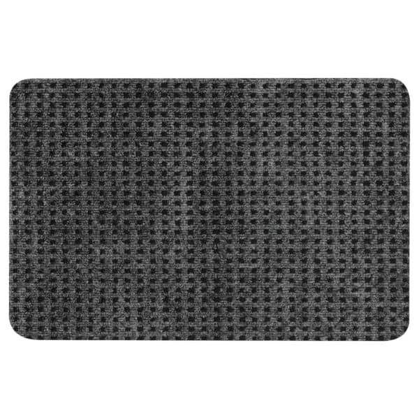 FRIKTION Door mat, grey, 38x58 cm