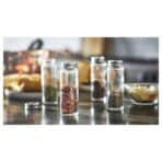 CITRONHAJ Spice jar, clear glass/stainless steel, 10 cl - Image 8