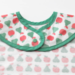MATVRÅ Bib, fruit/vegetables pattern/green yellow - Image 4