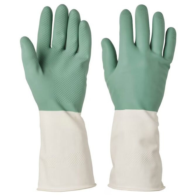 RINNIG Cleaning gloves, green, M