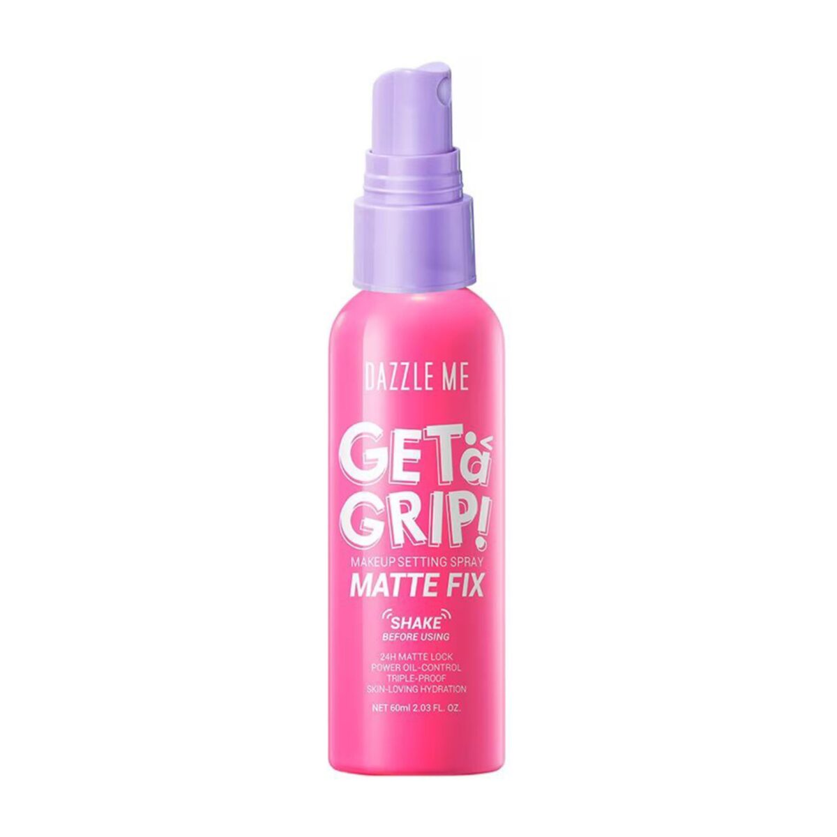Dazzle me Get A Grip Makeup Setting Spray Matte Fix 60ml - Image 2