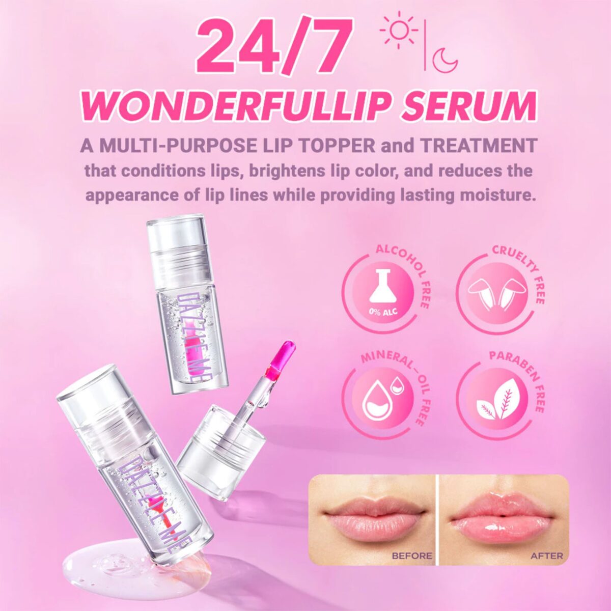 Dazzle me 24/7 Wonderful Lip Serum 2g - Image 3