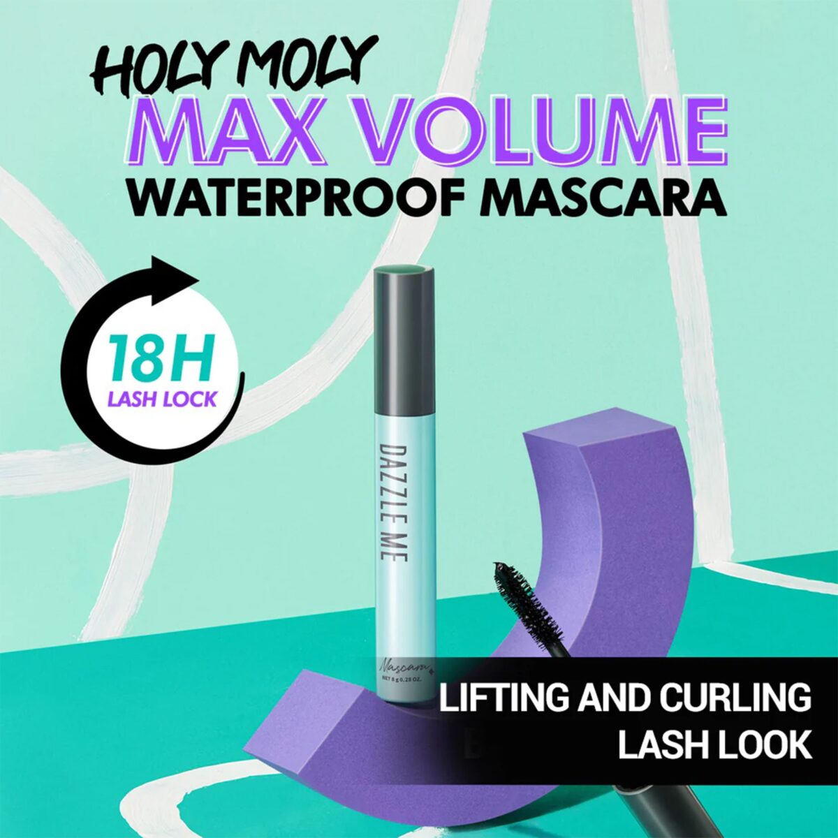 Dazzle me Holy Moly Volume Mascara 8g - Image 5