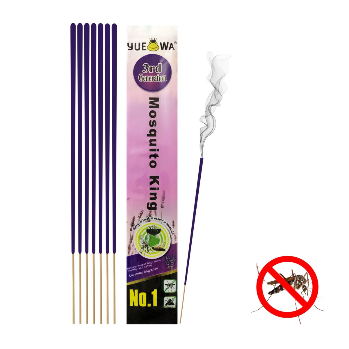 Mosquito King Lavender Fragrance 30 Sticks - Image 1