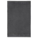 ALSTERN Bath mat, dark grey, 40x60 cm