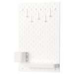 SKÅDIS Pegboard combination, white, 36x56 cm