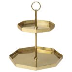 GOKVÄLLÅ Serving stand, two tiers, 27x27x32 cm