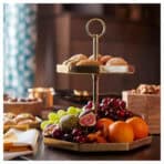 GOKVÄLLÅ Serving stand, two tiers, 27x27x32 cm - Image 2