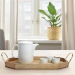 GOKVÄLLÅ Serving tray, wood, 49x31 cm - Image 4