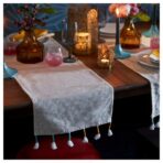 GOKVÄLLÅ Table-runner, beige, 35x130 cm - Image 3