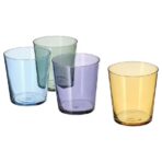 PAPPERSBJÖRK Glass, mixed colours, 30 cl