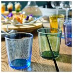 PAPPERSBJÖRK Glass, mixed colours, 30 cl - Image 2