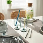 LUFTTÄT Drinking straws/cleanbrush set of 5, mixed shapes mixed colours - Image 5