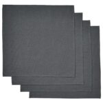 SVARTSENAP Napkin, dark grey, 35x35 cm