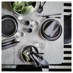 SVARTSENAP Napkin, dark grey, 35x35 cm - Image 5