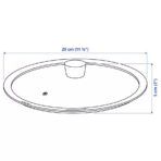 KLOCKREN Pan lid, glass, 29 cm - Image 7