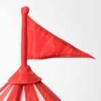 CIRKUSTÄLT Children's tent, red/blue white - Image 5