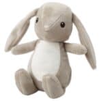 DVÄRGHARE Soft toy, bunny/beige, 21 cm
