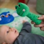 SANDBI Rattle, frog/green - Image 3