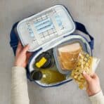 PILLERSTARR Cooling bag, patterned/blue, 26x19x19 cm - Image 3