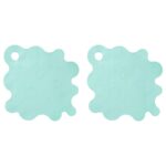 TRAMPSJÖN Bathtub mat, light turquoise, 43x43 cm